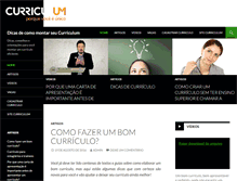 Tablet Screenshot of modelo.curriculum.com.br
