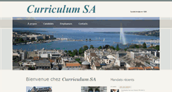 Desktop Screenshot of curriculum.ch